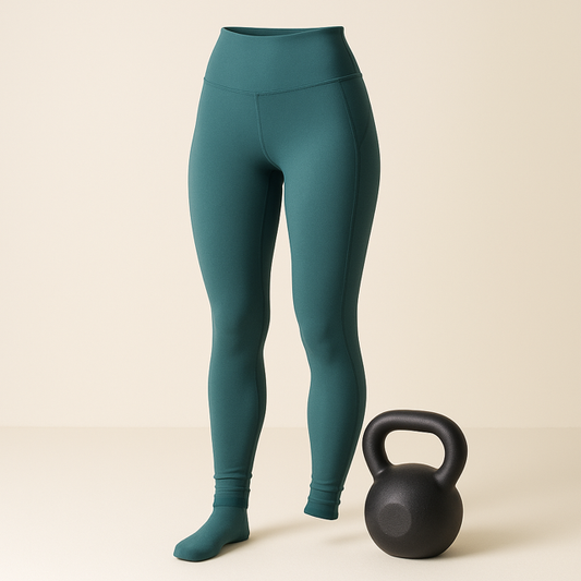 athletic sportswear and fitness equipment, energetic studio